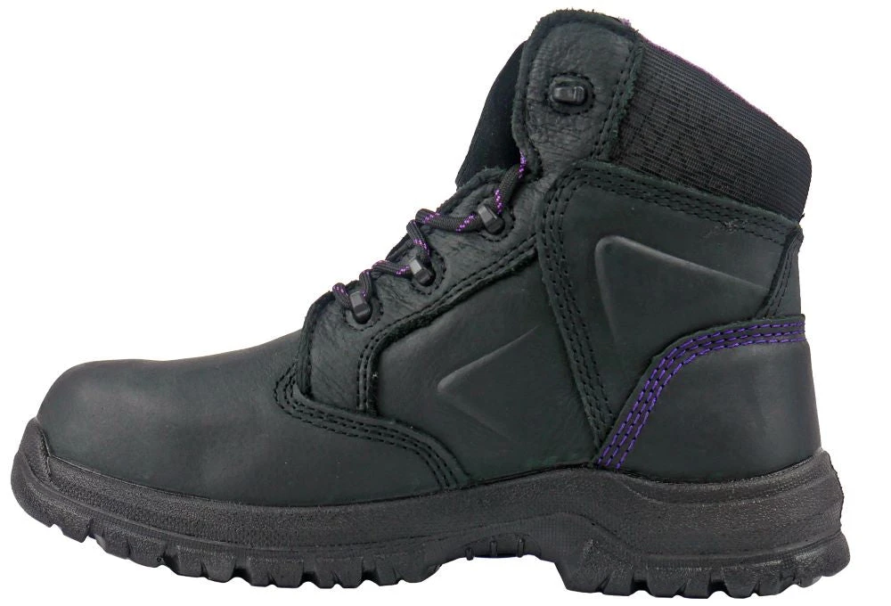 'Hoss Boots' Women's 6" Tina Int. MetGuard EH WP Comp Toe - Black 9 'Hoss Boots' Women's 6" Tina Int. MetGuard EH WP Comp Toe - Black - Image 7