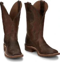 'Tony Lama' Women's 11" Delaney Western Square Toe - Brown -Shoe Joy Shop TNL 002 XT5152L 1024x1024@2x