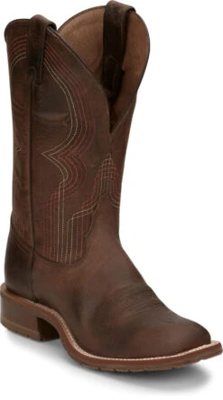 'Tony Lama' Women's 11" Delaney Western Square Toe - Brown -Shoe Joy Shop TNL 010 XT5152L 1024x1024@2x