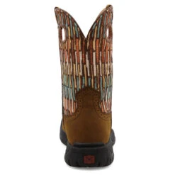 'Twisted X' Women's 9" All Around Work Soft Toe - Brown / Multi -Shoe Joy Shop WAB0013.04 4800x4800 R 1024x1024@2x