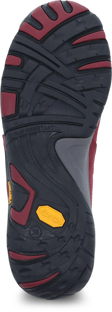 'Dansko' Women's WP Paisley - Red Burnished Suede 5 'Dansko' Women's WP Paisley - Red Burnished Suede - Image 3