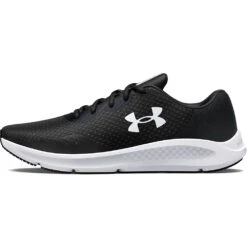 'Under Armour' Men's Charged Pursuit 3 - Black / White 10 'Under Armour' Men's Charged Pursuit 3 - Black / White -Shoe Joy Shop s7.3024878 001 DETAIL4 1024x1024@2x