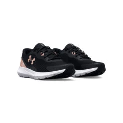 'Under Armour' Women's Surge 3 - Black / White / Rose Gold -Shoe Joy Shop s7.3024894 005 PAIR 1024x1024@2x