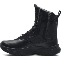 'Under Armour' Men's 8" Stellar G2 SR Side Zip Soft Toe - Black -Shoe Joy Shop s7.3024949 001 A 1024x1024@2x