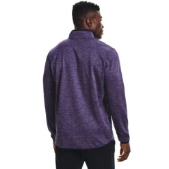 'Under Armour' Men's 1/2 Zip Fleece - Twilight Purple / Black -Shoe Joy Shop s7.V5 1357145 500 BC 1024x1024@2x