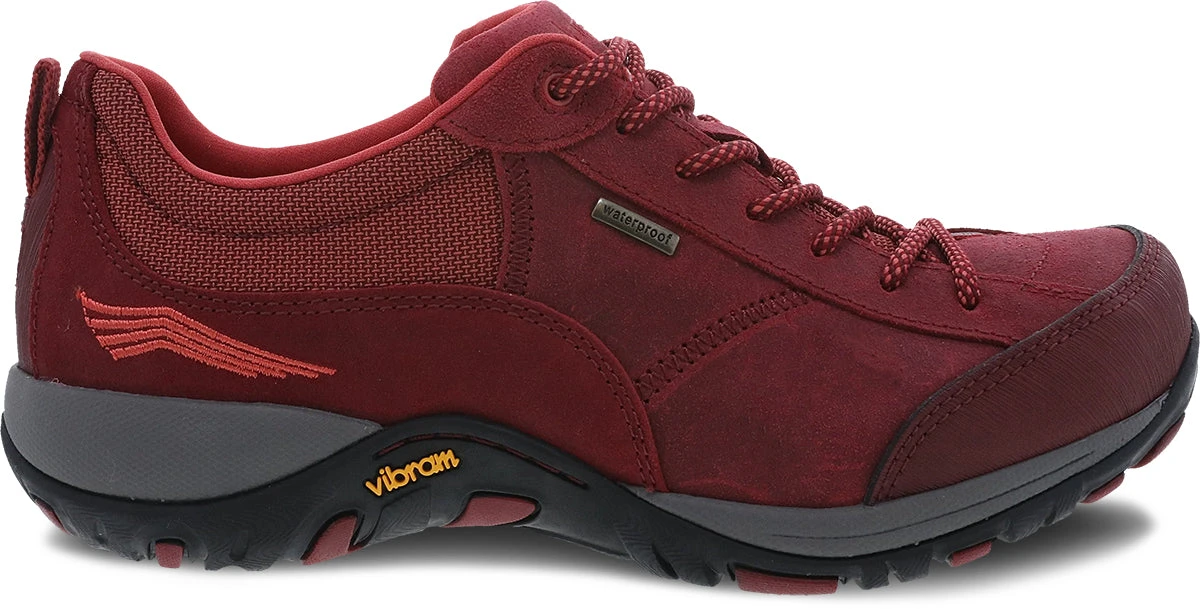 'Dansko' Women's WP Paisley - Red Burnished Suede 3 'Dansko' Women's WP Paisley - Red Burnished Suede