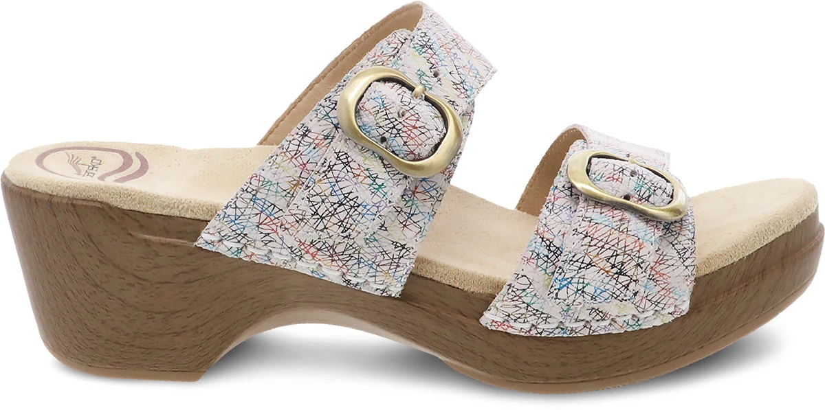 'Dansko' Women's Sophie - White Multi 3 'Dansko' Women's Sophie - White Multi